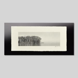 IGREBOW 滋賀県 琵琶湖 ビッグサイズ アイグレボウ インテリアフォト 越前塗板フレーム ビッグサイズ モノクローム