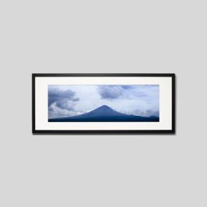IGREBOW 山梨県 雄大な富士山 ビッグサイズ アイグレボウ インテリアフォト ウッド黒フレーム ビッグサイズ モノクローム