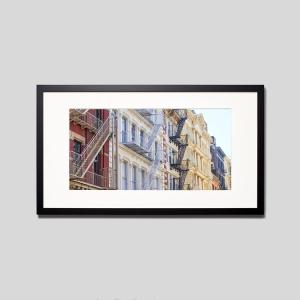 IGREBOW ニューヨーク ソーホーの街並み アイグレボウ インテリアフォト ウッド黒フレーム ビッグサイズ カラー写真