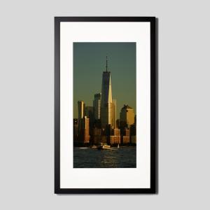 IGREBOW アメリカ ニューヨーク マンハッタンの風景 アイグレボウ インテリアフォト ウッド黒フレーム ビッグサイズ カラー写真
