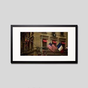 IGREBOW アメリカ ニューヨーク マンハッタンの街並み アイグレボウ インテリアフォト ウッド黒フレーム ビッグサイズ カラー写真