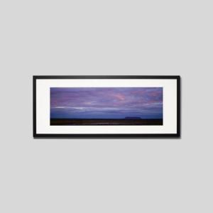 IGREBOW オーストラリア コナー山の夕景 アイグレボウ インテリアフォト ウッド黒フレーム ビッグサイズ カラー写真