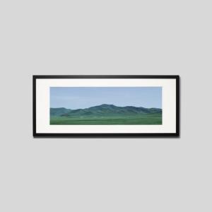 IGREBOW モンゴル ウランバートル郊外 大草原の放牧 アイグレボウ インテリアフォト ウッド黒フレーム ビッグサイズ カラー写真