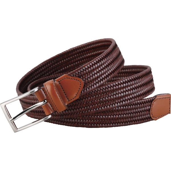 マニファチューラ・デイ・ドモドッソラ メッシュベルト ブラウン 服飾雑貨 ご自宅用 プレゼント 贈り...