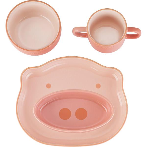 ストウブ キッズ4点 セット ピンク STAUB プレート ベビー キッズ 子供用 かわいい のし ...