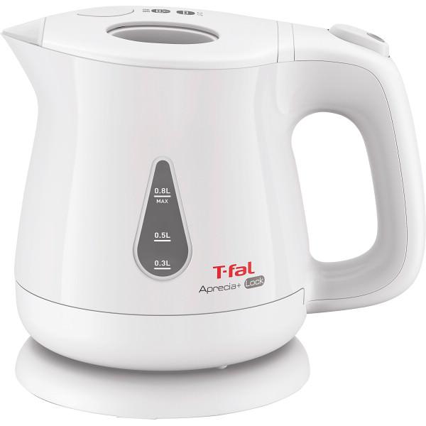 ティファール アプレシア・プラスロック 0.8L 白 Tefal 電気ケトル 卓上 ケトル やかん ...