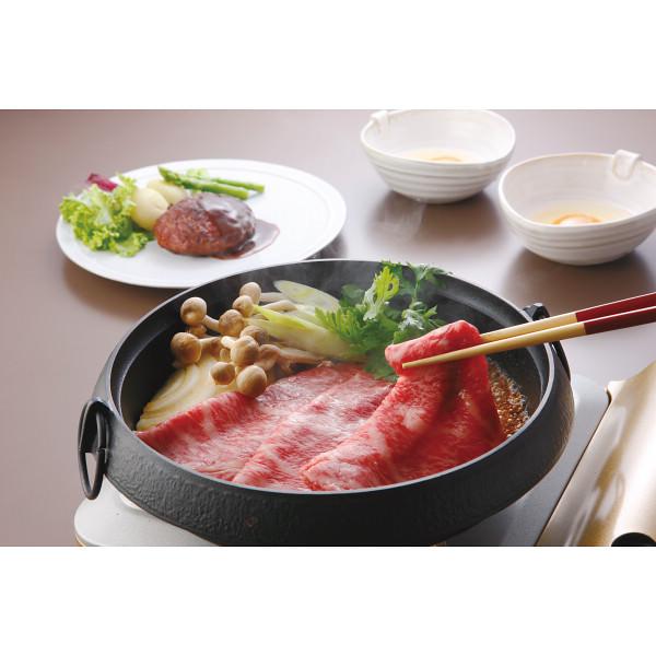 銀座吉澤 松阪牛すき焼き・シルク ハンバーグセット 計640g セット お肉 食品 ご自宅用 プレゼ...