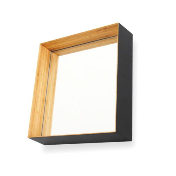 期間限定！ポイント大増量中！ウォールミラー 墨色 スクエア TEORI ZERO テオリ ゼロ 鏡 ...