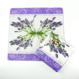 ランチナプキン 20枚入 PAPER+DESIGN ペーパーデザイン ペーパーナプキン ドイツ製 33×33cm ラベンダー ハーブ ブルー LN0675 在庫有り