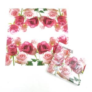 ランチナプキン 20枚入PAPER+DESIGN ペーパーデザイン ドイツ製 33×33cm ローズ ピンク×ホワイト LN0325 在庫有り