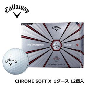 33%OFF Callaway キャロウェイ CHROME SOFT X ゴルフボール ホワイト 1ダース 12個入り 99994-59｜bespo