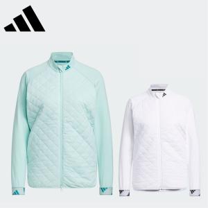 adidas アディダス レディース ゴルフウェア ジャケット COLD. RDY キルトレイヤード フルジップジャケット MKS52 23FW 秋冬 保温性の商品画像