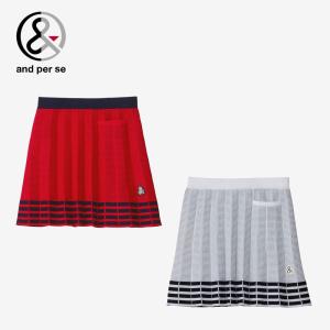 美品】ハチヤーズ スカート グレー ロゴ刺しゅう レディース M ゴルフ