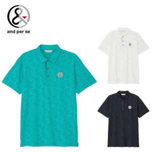 and per se（アンパスィ） メンズ ゴルフウェア シャツ SWING DRY