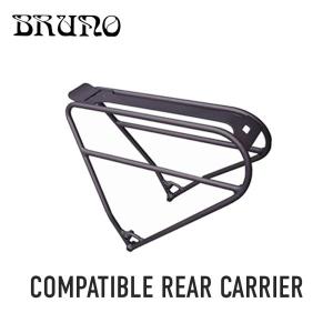 10%OFF BRUNO ブルーノ 自転車 キャリア 20x1.5 COMPATIBLE REAR CARRIER リアキャリア ミニベロ 20インチ 700C兼用 グレー｜bespo