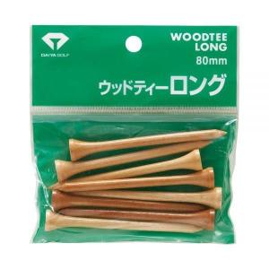 DAIYA ダイヤ ゴルフ ティー ウッドティー 80mm ロング 天然木 WOODTEE LONG 8本入 TE-451｜bespo