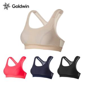 セール Goldwin C3fit シースリーフィット フィットネス レディース ブラ ストレッチ メッシュスポーツブラ 3FW88101 22FW｜bespo