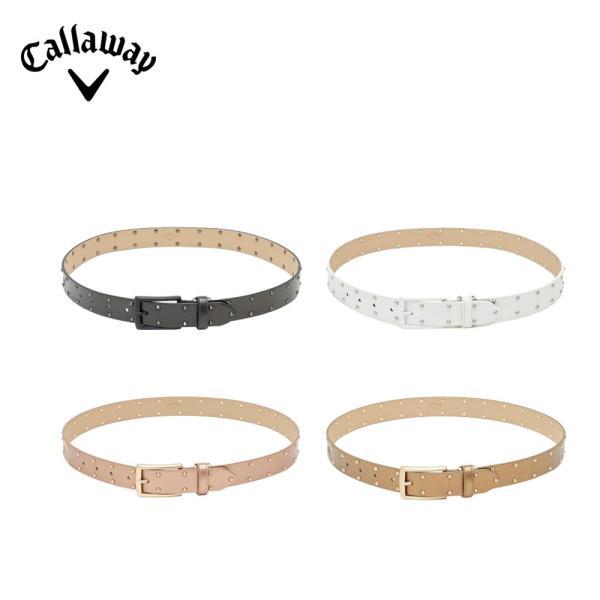 セール 30%OFF Callaway キャロウェイ レディース ゴルフ ベルト ロゴエンボススタッ...