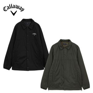 【セール】Callaway キャロウェイ メンズ ゴルフウェア ジャケット 中綿コーチジャケット C25215105 25FW 秋冬 撥水性 ストレッチ 保温性 中綿仕様 アクティブ