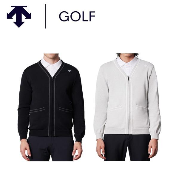 DESCENTE GOLF デサントゴルフ メンズ ゴルフウェア セーター フルジップニットセーター...