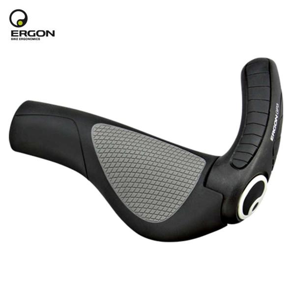 セール ERGON 自転車 パーツ グリップ GP3 ロング/ロング ラバー素材 滑り止め 角度調節...