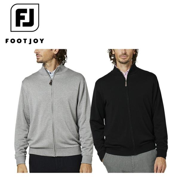 【セール】FOOTJOY フットジョイ メンズ ゴルフウェア セーター 防風ライニングフルジップセー...