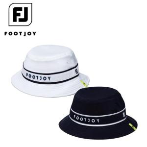 FOOTJOY フットジョイ レディース ゴルフ 帽子 ハット ウィメンズ撥水バケットハット FH24WWBK 24SS 春夏 ワーディング ラインテープ使いの商品画像