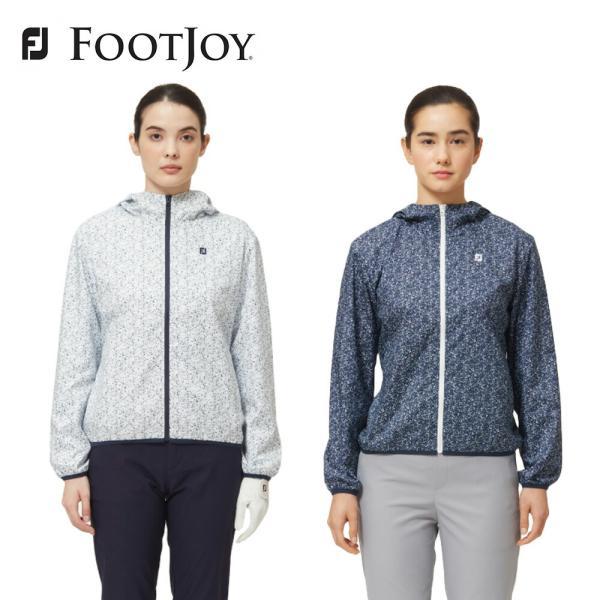 セール FOOTJOY フットジョイ レディース スプラッタープリントウィンドフードジャケット FJ...
