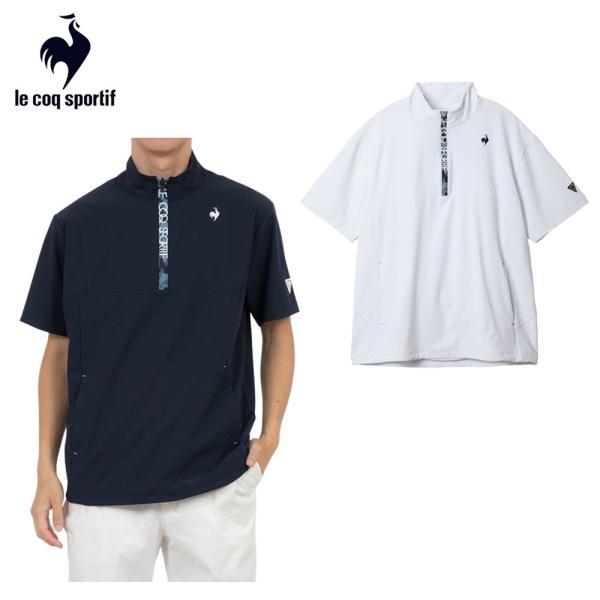 【セール】le coq sportif ルコックスポルティフ メンズ ゴルフウェア ジャケット 半袖...