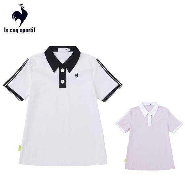 セール le coq sportif ルコック レディース ゴルフウェア シャツ 襟長五分丈シャツ ...