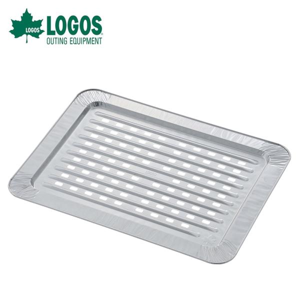 LOGOS ロゴス アウトドア グリル お掃除楽ちん 美味しく焼ける 炭焼きグリルプレート 2pcs...