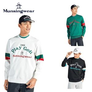［美品］MUNSINGWEAR マンシングウェア　メンズゴルフウェア　M マンシング（MUNSING）（メンズ）ゴルフウェア EASY MIDDLER 長袖