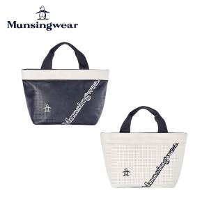 Munsingwear マンシングウェア メンズ ゴルフ カートバッグ 合皮素材カートバッグ MQBXJA42 24SS 春夏 刺繍ロゴ 逆台形フォルム