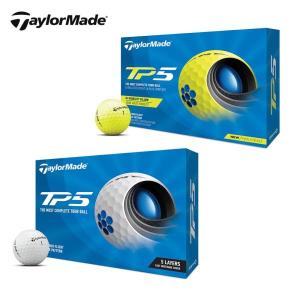 Taylormade テーラーメイド 日本正規品 ゴルフボール 1ダース 12球入り 2021年モデル NEW TP5 ボール 12個入り 12球入 ホワイト イエロー N0802601 N0803001｜bespo