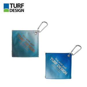 TURF DESIGN ターフデザイン メンズ ゴルフ タオル ボールクリーナー TDBC-BD70 24SS 春夏 ポケットサイズ ボール拭き PVCコーティング｜bespo