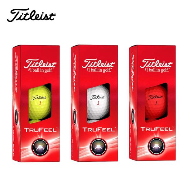 ゴルフボール Titleist TRUFEEL 1スリーブ 3球入り タイトリスト トルゥーフィール...