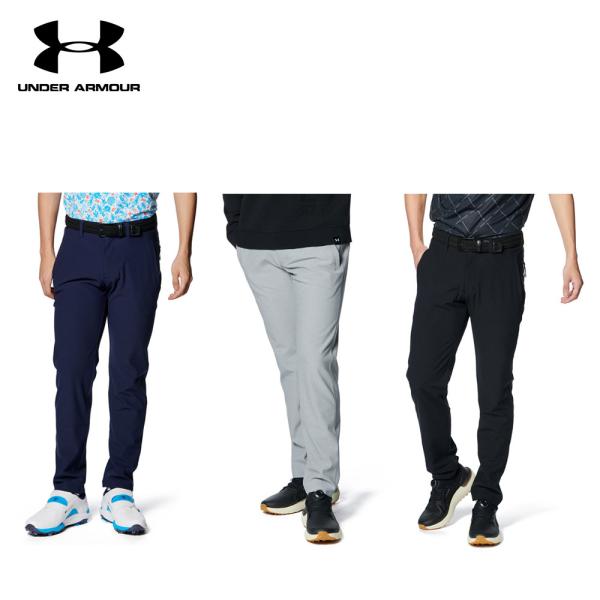 セール UNDER ARMOUR メンズ ゴルフウェア パンツ UAニット テーパードパンツ 138...