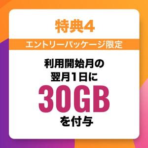 【ギガ倍増特典実施中】格安SIM y.u mo...の詳細画像4