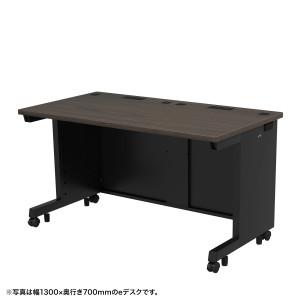 サンワサプライ ED-SK13560M eデスク(濃い木目)W1350×D600×H700【受注生産...