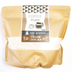 COFFEE PURE 珈琲ピュア soy protein　500g 正規品 専用プロテインシェイカー付き｜best-c-p