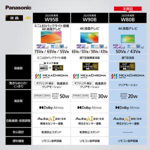 パナソニック TV-50W80B 50型 4K...の詳細画像1