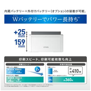 エプソン PX-S06B A4モバイルインクジ...の詳細画像3
