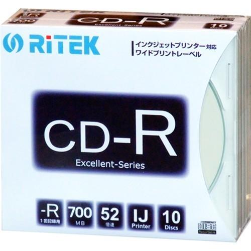 RiDATA CD-R700EXWP.10RT SC N データ用CD-R 5mmスリムケース10枚...