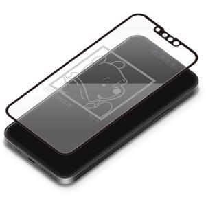 PGA PG-DGL21K04POO iPhone 13／13 Pro用 抗菌液晶全面保護ガラス Premium Style くまのプーさんの商品画像