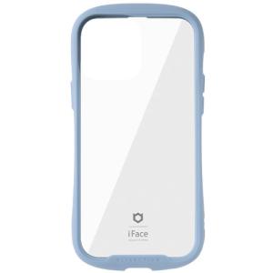 HAMEE 41-933299 iPhone 13 Pro Max専用 iFace Reflection強化ガラスクリアケース ペールブルー iFace