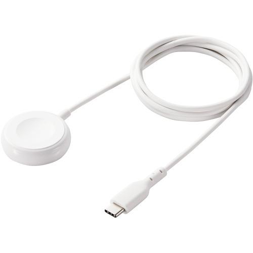 エレコム MPA-AWCS12WH Apple Watch磁気充電ケーブル／高耐久／USB-C／1....