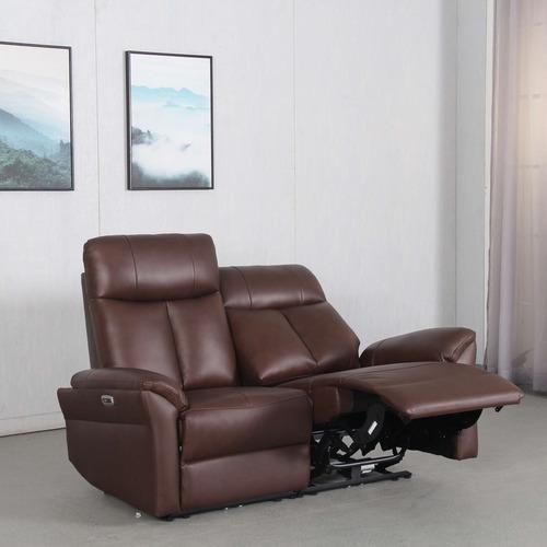 【期間限定大特価】ヤマダオリジナル 電動リクライニングソファ 「YES140013DBR2Pカワ」 ...