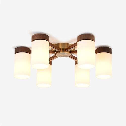 大塚家具 ボスコSZC002-6K WN シャンデリア 約8〜10畳 ランプ別売 受注生産 ウォール...