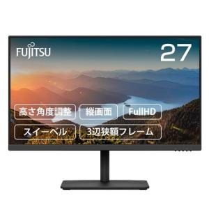 【推奨品】富士通 VTF27011BT 27型 フルHD ディスプレイ VTシリーズ ブラック｜best-denki