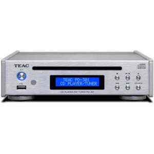 TEAC PD-301-X／S CDプレーヤー／FMチューナー シルバーPD301X／S｜best-denki